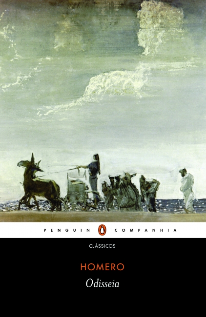 Capa de Odisseia, de Homero, na edição Penguin-Companhia